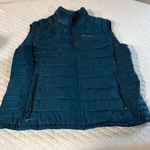Eddie Bauer Teal Quilted Vest